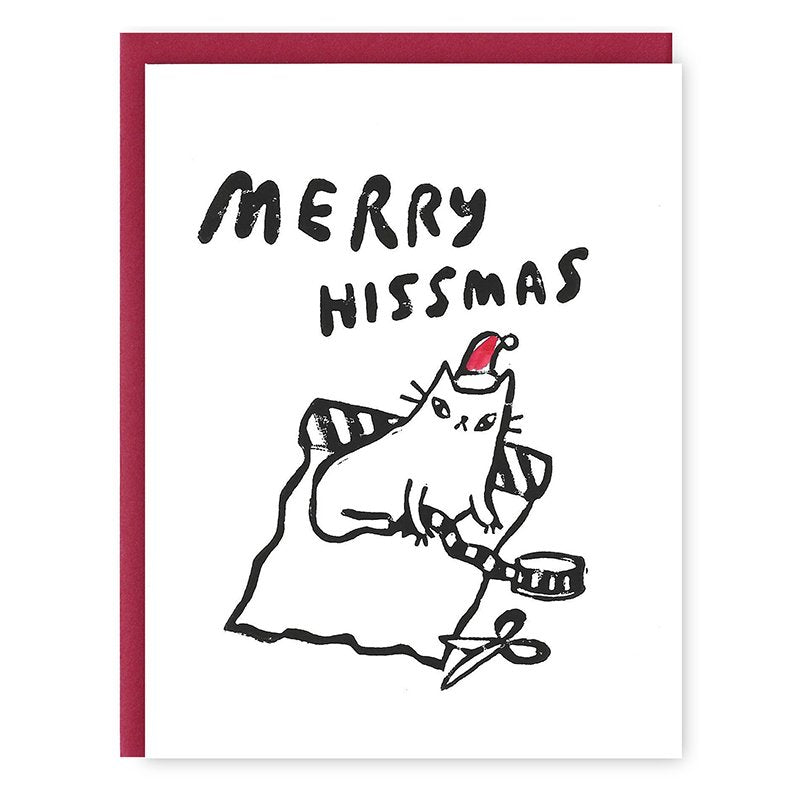 Ghost Academy Holiday Card - Merry Hissmas